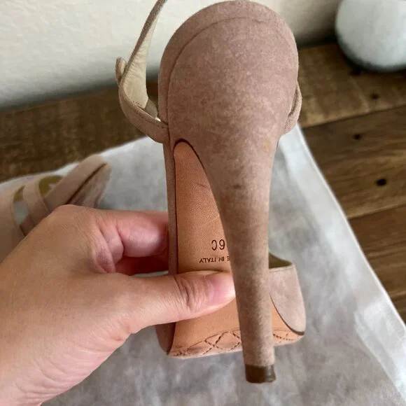 Chanel Suede Heels - Size 36 - Picture 4 of 11